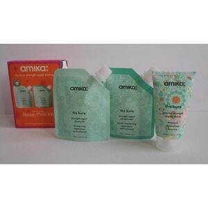 Amika NIB Trial Sz Shampoo And Conditioner And Repair Mask